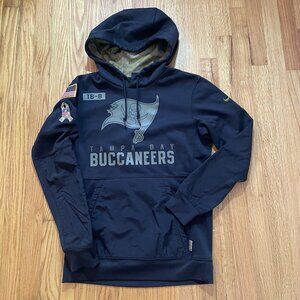 Nike Tampa Bay Buccaneers NFL Salute To Service Hoodie Sweatshirt Men's Small